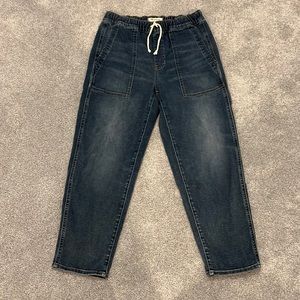 Madewell pull-on drawstring jean